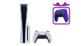 Game console Sony Playstation 5 DualSense 1TB + Joystick Galactic Purple Gift